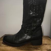 Stivaletti  in pelle "SGl Giancarlo Paoli ". Nuovi