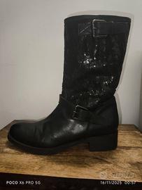 Stivaletti  in pelle "SGl Giancarlo Paoli ". Nuovi