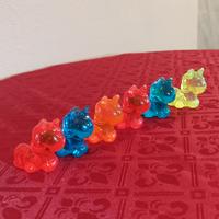 Set 6 mini unicorni colorati 