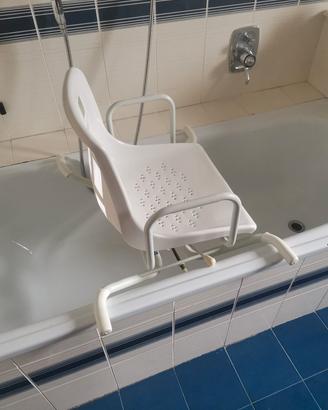 Sedia girevole per vasca da bagno