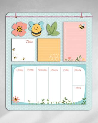 SQUARE BLOCK NOTES / AGENDA 30X34CM - BEE / APE