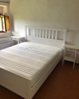 Struttura letto + armadio ad ante scorrevoli