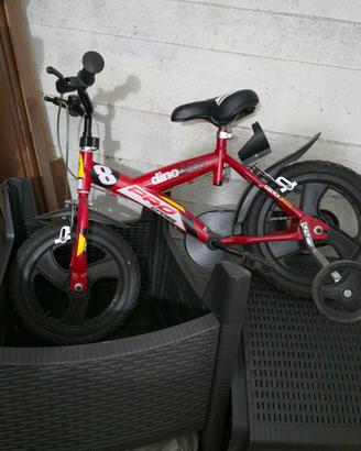 Bicicletta Bambino 12" Dino Bikes PROCROSS 8 Rossa