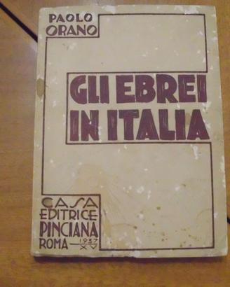 Volume "Gli ebrei in Italia"