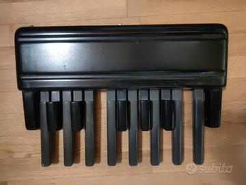 Pedaliera bassi organo/tastiera con alimentator