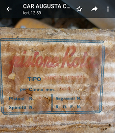 Pistoni lancia augusta