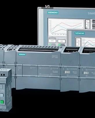 Programmatore automazione industriale PLC Siemens