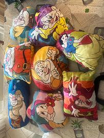 Set Cuscini Biancaneve e i sette nani