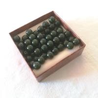 Giada Nefrite forata sfuso naturale perline mm.10