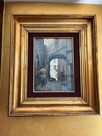 Acquerello Pietro Friggi autentico
