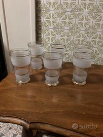 Servizio bicchieri vintage