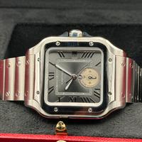 Cartier Santos Dual Time WSSA0076 Full set 2025