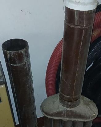 Amplificatore di calore stufa legna + 2 tubi