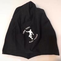 Cuffia cappello unisex tg. Unica nera calcio