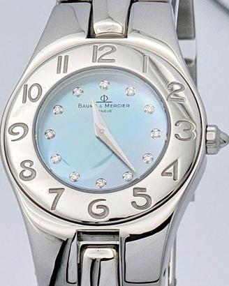 BAUME & MERCIER LINEA 25MM REF.65305 DIAMANTI