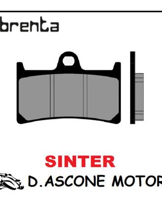 Pastiglie Freno Anteriori Sinterizzate Brenta TMAX