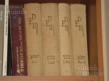 Dizionario enciclopedico moderno ; 4 volumi 1938