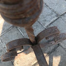 Candeliere da terra fine 800