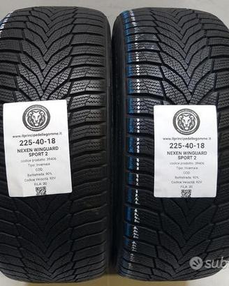 2 gomme 225 40 18 nexen a39406