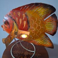 LAMPADA VINTAGE A FORMA DI PESCE  PER TAVOLO DI FE