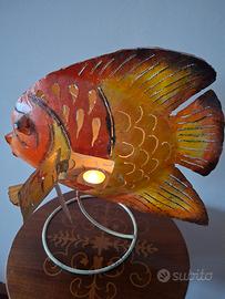 LAMPADA VINTAGE A FORMA DI PESCE  PER TAVOLO DI FE