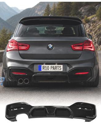 DIFFUSORE BMW F20 LCI 15-19 LOOK CS NERO LUCIDO