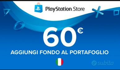 Ricarica PlayStation network 