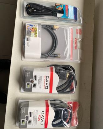 Cavi connessione video-pc-Tv.