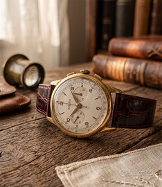 Orologio vintage crono Lemania