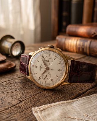 Orologio vintage crono Lemania