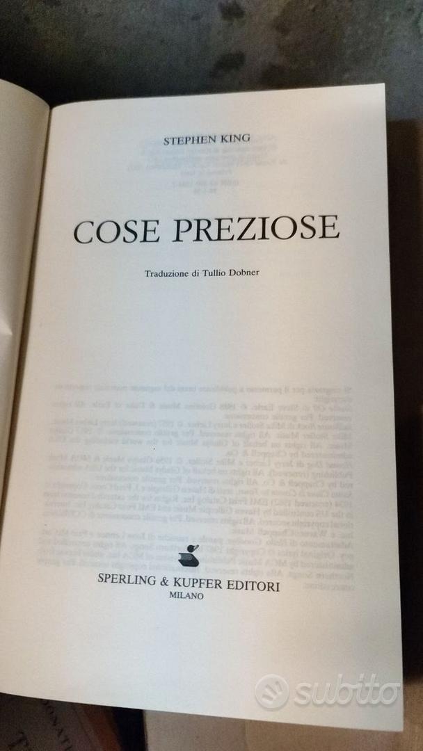 Cose Preziose - Stephen King - Libro - Sperling & Kupfer