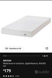 Materasso Ikea Abygda 80x200