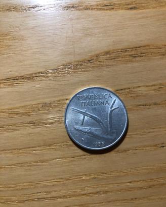 Moneta rara 10 lire 1953