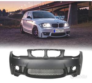 PARAURTI ANTERIORE BMW E87 E82 E81 E88 LOOK 1M PDC
