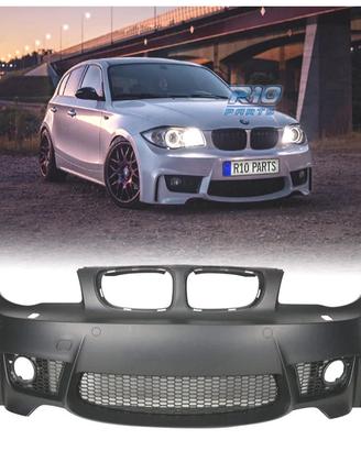 PARAURTI ANTERIORE BMW E87 E82 E81 E88 LOOK 1M PDC