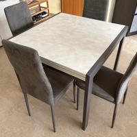 Tavolo allungabile Mercurio con sedie