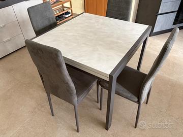 Tavolo allungabile Mercurio con sedie