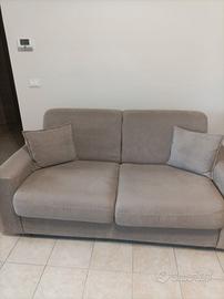 Divano letto sfoderabile materasso alto 18 cm