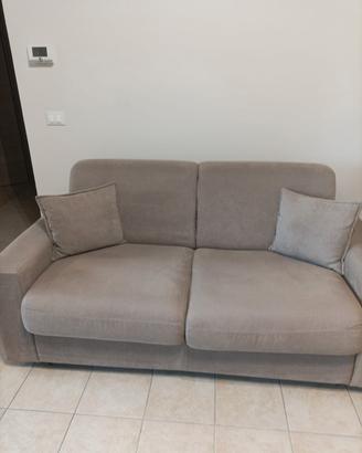 Divano letto sfoderabile materasso alto 18 cm