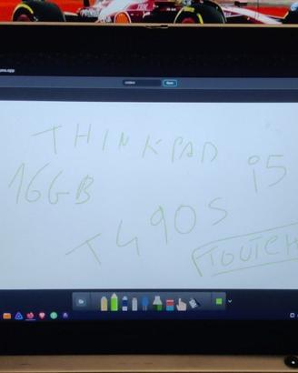 Thinkpad T490s i5 16GB FHD Touch