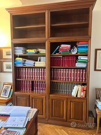 Libreria legno noce