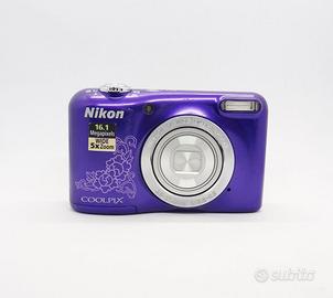Nikon Coolpix L29 16.1MP Fotocamera Digitale Viola