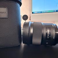 Sigma 50 mm F1.4  DG Art  Attacco Nikon