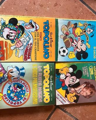 Topolino – 1987 – Numeri 1607, 1633, 1664,1665