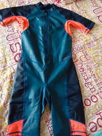 Muta bambino blu e arancio 7-8 anni