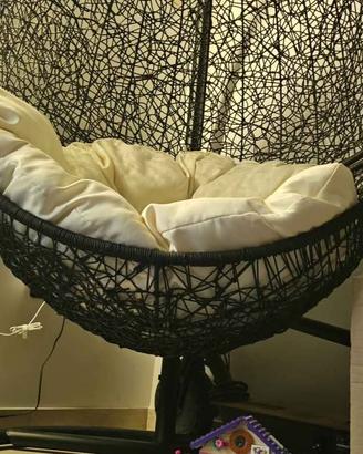MaisonDuMonde - COCOON Poltrona sospesa +asta+base