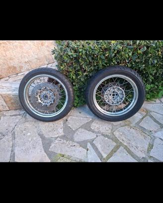 Coppia cerchi a raggi R850R R1100R BMW 