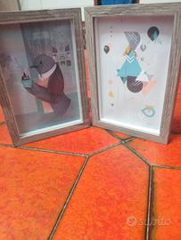 cornice portafoto a libro