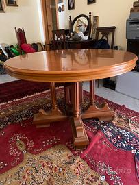 Tavolo da salotto in stile classico + 6 sedie