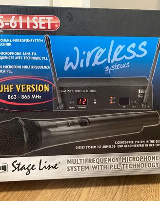 Radiomicrofono senza filiIMG Stage Line TXS-611SET